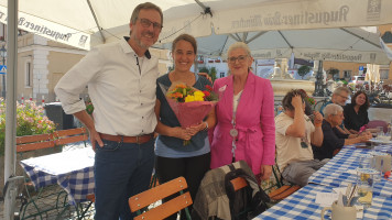 Stammtisch in Friedberg, mit Pit Hörmann, Ulrike Sasse-Feile