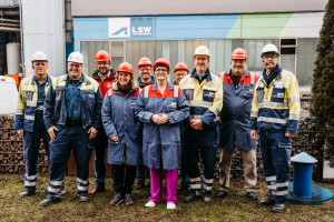 Saskia Esken und Heike Heubach bei Lech-Stahlwerke GmbH, Meitingen