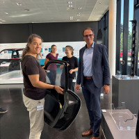 Heike Heubach, Alexander Miehling Standortleiter Meitingen