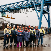 Besuch bei Lech-Stahlwerke GmbH, Meitingen